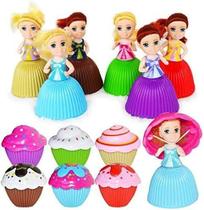 Conjunto BoterLun com 6 Bonecas Mini Perfumadas Transformáveis de Cupcake Conjunto BoterLun com 6 Bonecas Mini Perfumadas Transformáveis de Cupcake