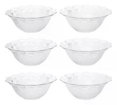 Conjunto Bowl Vidro Diamond 13.5Cm 6 Peças