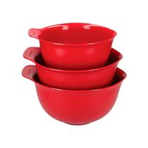 Conjunto Bowls 3 Tigelas Confeitaria Cozinha KitchenAid Red