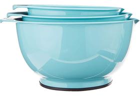 Conjunto Bowls Azul Para Preparação 3 Peças Profissional Kitchenaid