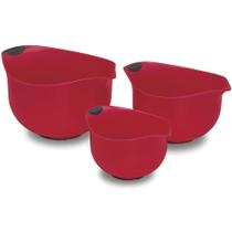 Conjunto Bowls Cuisinart Vermelho 3 Peças