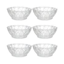 Conjunto bowls de sobremesa em vidro 6 peças 150 ml casart Conjunto bowls de sobremesa em vidro 6 peças 150 ml casart