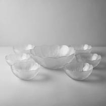 Conjunto Bowls em Vidro Rose 7 Peças Dumiat Conjunto Bowls em Vidro Rose 7 Peças Dumiat