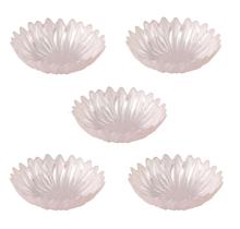 Conjunto Bowls Formato Flor Margarida - Rosa Claro (5 Peças)