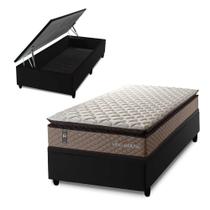 Conjunto Box Baú Atlanta Bege 88x188x69 Espuma D45 Conjunto Box Baú Atlanta Bege 88x188x69 Espuma D45