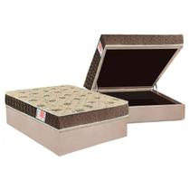 Conjunto Box Baú Casal: Colchão Espuma Orthoflex D33 Comfortpedic Line + Base CRC Suede Clean (138x188) Conjunto Box Baú Casal: Colchão Espuma Orthoflex D33 Comfortpedic Line + Base CRC Suede Clean (138x188)