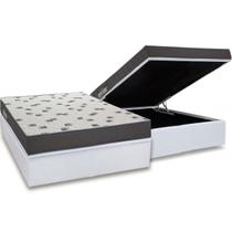 Conjunto Box Baú Casal: Colchão Espuma Ortobom D33 Light Saúde + Base CRC Courano White (138x188) Conjunto Box Baú Casal: Colchão Espuma Ortobom D33 Light Saúde + Base CRC Courano White (138x188)