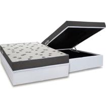 Conjunto Box Baú Casal: Colchão Espuma Ortobom D33 Light Saúde + Base CRC Courano White (138x188) Conjunto Box Baú Casal: Colchão Espuma Ortobom D33 Light Saúde + Base CRC Courano White (138x188)