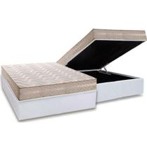 Conjunto Box Baú Casal: Colchão Espuma Paropas D28 / Master AG80 Clean Double Face 17 + Base CRC Courano White (138x188) Conjunto Box Baú Casal: Colchão Espuma Paropas D28 / Master AG80 Clean Double Face 17 + Base CRC Courano White (138x188)