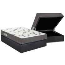 Conjunto Box Baú Casal: Colchão Molas Ortobom D33 Light Saúde + Base CRC Suede Gray (138x188) Conjunto Box Baú Casal: Colchão Molas Ortobom D33 Light Saúde + Base CRC Suede Gray (138x188)