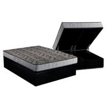 Conjunto Box Baú Casal: Colchão Molas Paropas Compact AG 65 / D28 Royalle Rústico Prata + Base CRC Suede Black (138x188) Conjunto Box Baú Casal: Colchão Molas Paropas Compact AG 65 / D28 Royalle Rústico Prata + Base CRC Suede Black (138x188)