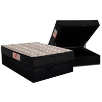 Conjunto Box Baú Casal: Colchão Molas Paropas D28 Pasquale Black + Base CRC Suede Black (138x188) Conjunto Box Baú Casal: Colchão Molas Paropas D28 Pasquale Black + Base CRC Suede Black (138x188)