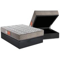 Conjunto Box Baú Casal: Colchão Molas Paropas D45 Pasquale Gray + Base CRC Suede Gray (138x188) Conjunto Box Baú Casal: Colchão Molas Paropas D45 Pasquale Gray + Base CRC Suede Gray (138x188)