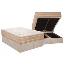 Conjunto Box Baú-Colchão Polar Cristal+Cama King 1,93x2,03 Conjunto Box Baú-Colchão Polar Cristal+Cama King 1,93x2,03