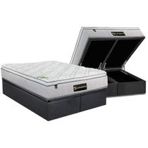 Conjunto Box Baú King: Colchão Espuma Luckspuma Bonnel Trade + Base CRC Suede Gray(193x203) Conjunto Box Baú King: Colchão Espuma Luckspuma Bonnel Trade + Base CRC Suede Gray(193x203)