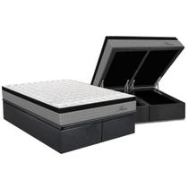 Conjunto Box Baú King: Colchão Espuma Orthoflex Molas Ensacadas MasterPocket Titan + Base CRC Suede Gray(193x203) Conjunto Box Baú King: Colchão Espuma Orthoflex Molas Ensacadas MasterPocket Titan + Base CRC Suede Gray(193x203)