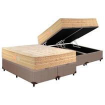 Conjunto Box Baú King: Colchão Molas Paropas MasterPocket Ensacadas Star Dream + Base CRC Courano Clean(193x203)