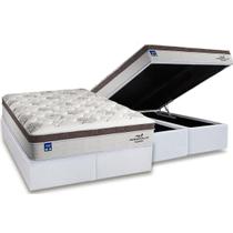 Conjunto Box Baú King: Colchão Molas Plumatex Ensacadas Personalle + Base CRC Courano White (193x203) Conjunto Box Baú King: Colchão Molas Plumatex Ensacadas Personalle + Base CRC Courano White (193x203)