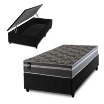 Conjunto Box Baú Miami Cinza 88x188x69 Espuma D33 Conjunto Box Baú Miami Cinza 88x188x69 Espuma D33