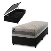 Conjunto Box Baú Oxford Verde 96x203x74 Espuma D33 Conjunto Box Baú Oxford Verde 96x203x74 Espuma D33