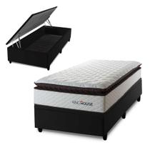 Conjunto Box Baú San Diego Branco 96x203x74 Espuma D33