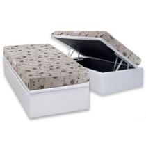 Conjunto Box Baú Solteiro: Colchão Espuma Herval D26 Sueño Liso + Base CRC Linhão White (88x188) Conjunto Box Baú Solteiro: Colchão Espuma Herval D26 Sueño Liso + Base CRC Linhão White (88x188)