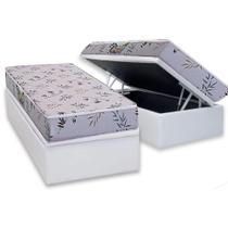 Conjunto Box Baú Solteiro: Colchão Espuma Herval D28 St. Louis + Base CRC Linhão White (88x188) Conjunto Box Baú Solteiro: Colchão Espuma Herval D28 St. Louis + Base CRC Linhão White (88x188)