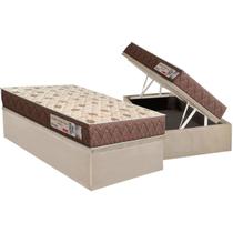 Conjunto Box Baú Solteiro: Colchão Espuma Orthoflex D33 Comfortpedic + Base CRC Suede Clean(88x188) Conjunto Box Baú Solteiro: Colchão Espuma Orthoflex D33 Comfortpedic + Base CRC Suede Clean(88x188)