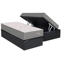 Conjunto Box Baú Solteiro: Colchão Espuma Orthoflex Molas Ensacadas MasterPocket Orvieto New + Base CRC Suede Gray(88x188) Conjunto Box Baú Solteiro: Colchão Espuma Orthoflex Molas Ensacadas MasterPocket Orvieto New + Base CRC Suede Gray(88x188)