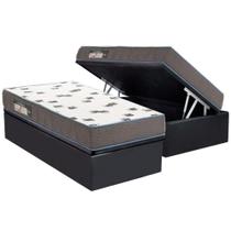 Conjunto Box Baú Solteiro: Colchão Espuma Ortobom D33 Light Saúde + Base CRC Suede Gray(88x188) Conjunto Box Baú Solteiro: Colchão Espuma Ortobom D33 Light Saúde + Base CRC Suede Gray(88x188)