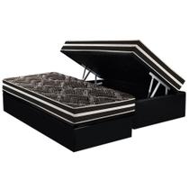Conjunto Box Baú Solteiro: Colchão Espuma Paropas D28 / Master AG80 Black Double Face 17 + Base CRC Suede Black (88x188) Conjunto Box Baú Solteiro: Colchão Espuma Paropas D28 / Master AG80 Black Double Face 17 + Base CRC Suede Black (88x188)