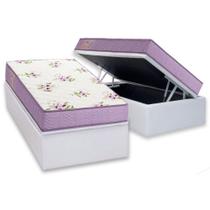 Conjunto Box Baú Solteiro: Colchão Molas Ortobom D23 Physical Super Resistente Bordado + Base CRC Courano White (88x188) Conjunto Box Baú Solteiro: Colchão Molas Ortobom D23 Physical Super Resistente Bordado + Base CRC Courano White (88x188)