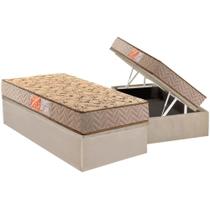 Conjunto Box Baú Solteiro: Colchão Molas Paropas D33 Pasquale Clean + Base CRC Suede Clean (88x188) Conjunto Box Baú Solteiro: Colchão Molas Paropas D33 Pasquale Clean + Base CRC Suede Clean (88x188)
