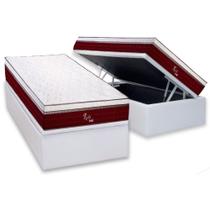Conjunto Box Baú Solteiro: Colchão Molas Polar Ensacadas Rubi + Base CRC Courano White (88x188) Conjunto Box Baú Solteiro: Colchão Molas Polar Ensacadas Rubi + Base CRC Courano White (88x188)