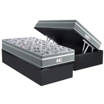 Conjunto Box Baú Solteiro: Colchão Molas Probel Ensacadas Evolution Gray + Base CRC Suede Gray (88x188) Conjunto Box Baú Solteiro: Colchão Molas Probel Ensacadas Evolution Gray + Base CRC Suede Gray (88x188)