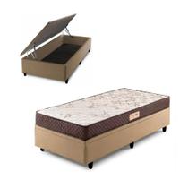 Conjunto Box Baú Solteiro Prince Colchão Ecoflex Ecoline D28 61x88x188 Conjunto Box Baú Solteiro Prince Colchão Ecoflex Ecoline D28 61x88x188