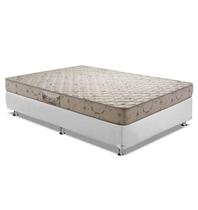 Conjunto: box branco + colchão cannes densidade 33 herval casal 138x188x54 Conjunto: box branco + colchão cannes densidade 33 herval casal 138x188x54