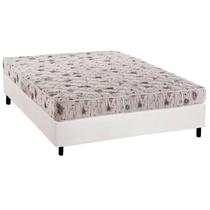 Conjunto Box Casal: Colchão Espuma Herval D23 Sonum + Base CRC Courano White(138x188) Conjunto Box Casal: Colchão Espuma Herval D23 Sonum + Base CRC Courano White(138x188)