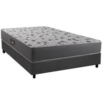 Conjunto Box Casal: Colchão Espuma Herval D28 / AG65 Black + Base CRC Suede Gray (138x188) Conjunto Box Casal: Colchão Espuma Herval D28 / AG65 Black + Base CRC Suede Gray (138x188)