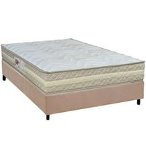 Conjunto Box Casal: Colchão Espuma Paropas AG65 Master Clean + Base CRC Suede Clean (138x188)