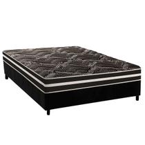Conjunto Box Casal: Colchão Espuma Paropas D28 / Master AG80 Black Double Face 17 + Base CRC Suede Black (138x188) Conjunto Box Casal: Colchão Espuma Paropas D28 / Master AG80 Black Double Face 17 + Base CRC Suede Black (138x188)