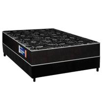 Conjunto Box Casal: Colchão Espuma Plumatex D28 IsoPluma + Base CRC Suede Black(138x188) Conjunto Box Casal: Colchão Espuma Plumatex D28 IsoPluma + Base CRC Suede Black(138x188)