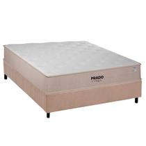 Conjunto Box Casal: Colchão Espuma Plumatex D28 Prado + Base CRC Suede Clean (138x188) Conjunto Box Casal: Colchão Espuma Plumatex D28 Prado + Base CRC Suede Clean (138x188)
