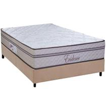 Conjunto Box Casal: Colchão Molas Paropas Ensacadas Evidence + Base CRC Suede Clean (138x188) Conjunto Box Casal: Colchão Molas Paropas Ensacadas Evidence + Base CRC Suede Clean (138x188)