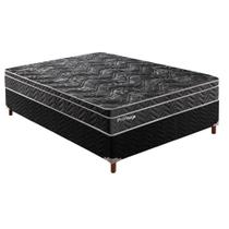 Conjunto Box Casal: Colchão Molas Paropas Ensacadas Privilege + Base CRC Suede Black (138x188) Conjunto Box Casal: Colchão Molas Paropas Ensacadas Privilege + Base CRC Suede Black (138x188)