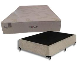 Conjunto Box Casal (Colchão The Best D33 Plumatex + Base Box)