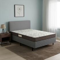 Conjunto Box Casal Ecoflex Ecoline D23 138 x 188 cm Conforto e Qualidade Conjunto Box Casal Ecoflex Ecoline D23 138 x 188 cm Conforto e Qualidade