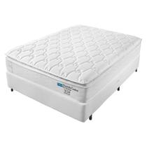 Conjunto Box Casal Mola Ensacada Probel Bari (138x188x58cm) Branco