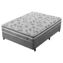 Conjunto Box Casal Mola Ensacada Probel Sigma Plus (138x188x50cm) Branco Conjunto Box Casal Mola Ensacada Probel Sigma Plus (138x188x50cm) Branco