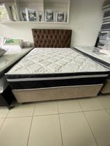 Conjunto Box Casal Padrao Molas Ensacadas